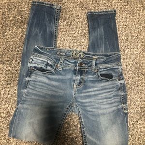 Buckle Black skinny jeans